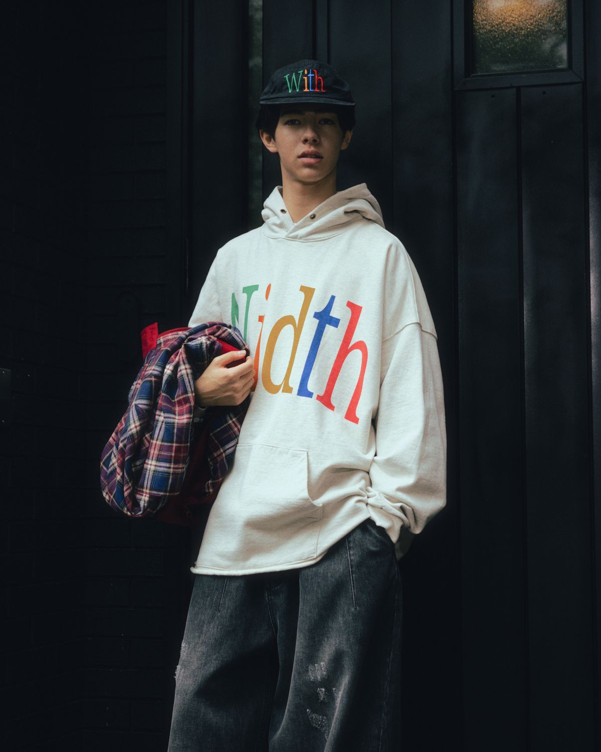 앵글런(ANGLAN) With 7-Panel Cap - Black