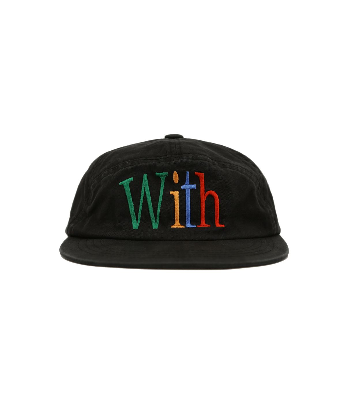 앵글런(ANGLAN) With 7-Panel Cap - Black