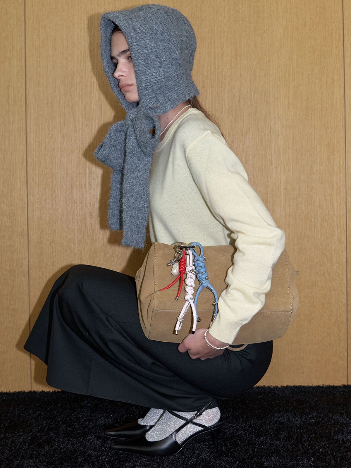 러브미몬스터(LOVE ME MONSTER) Giant Braid Knot Keyring (L253MSG060)