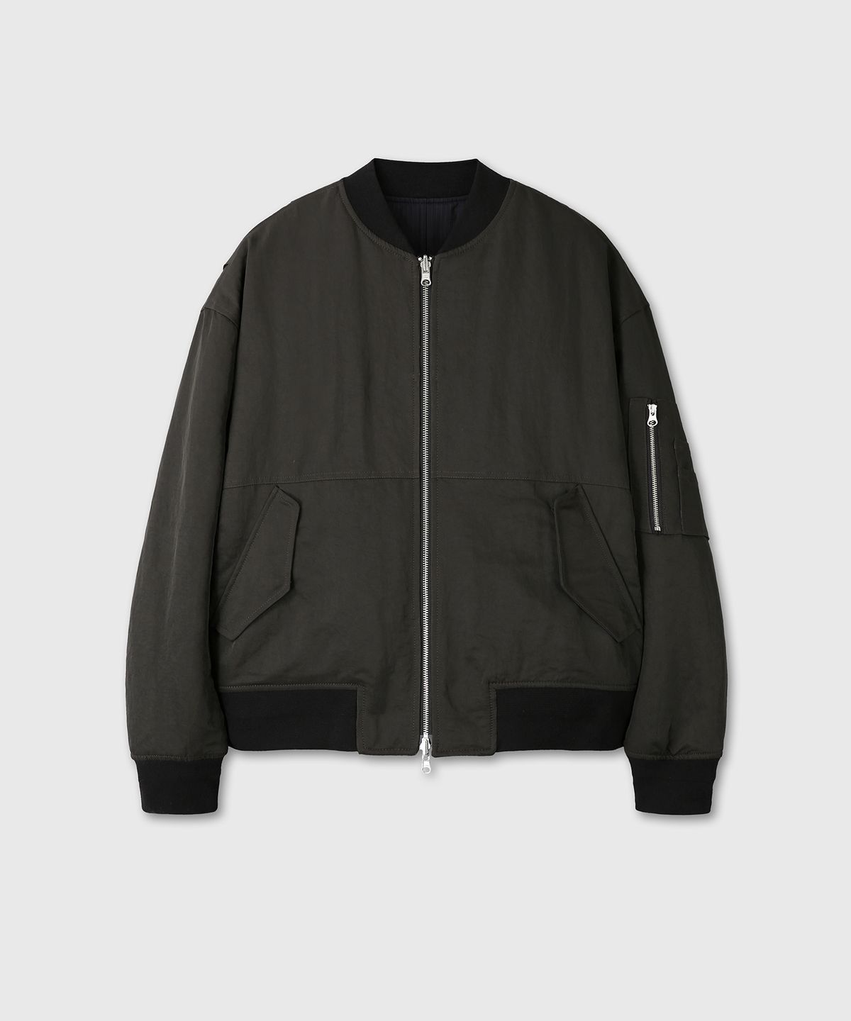 다이브인(DIVEIN) REVERSIBLE MA-1 JACKET (BROWN)