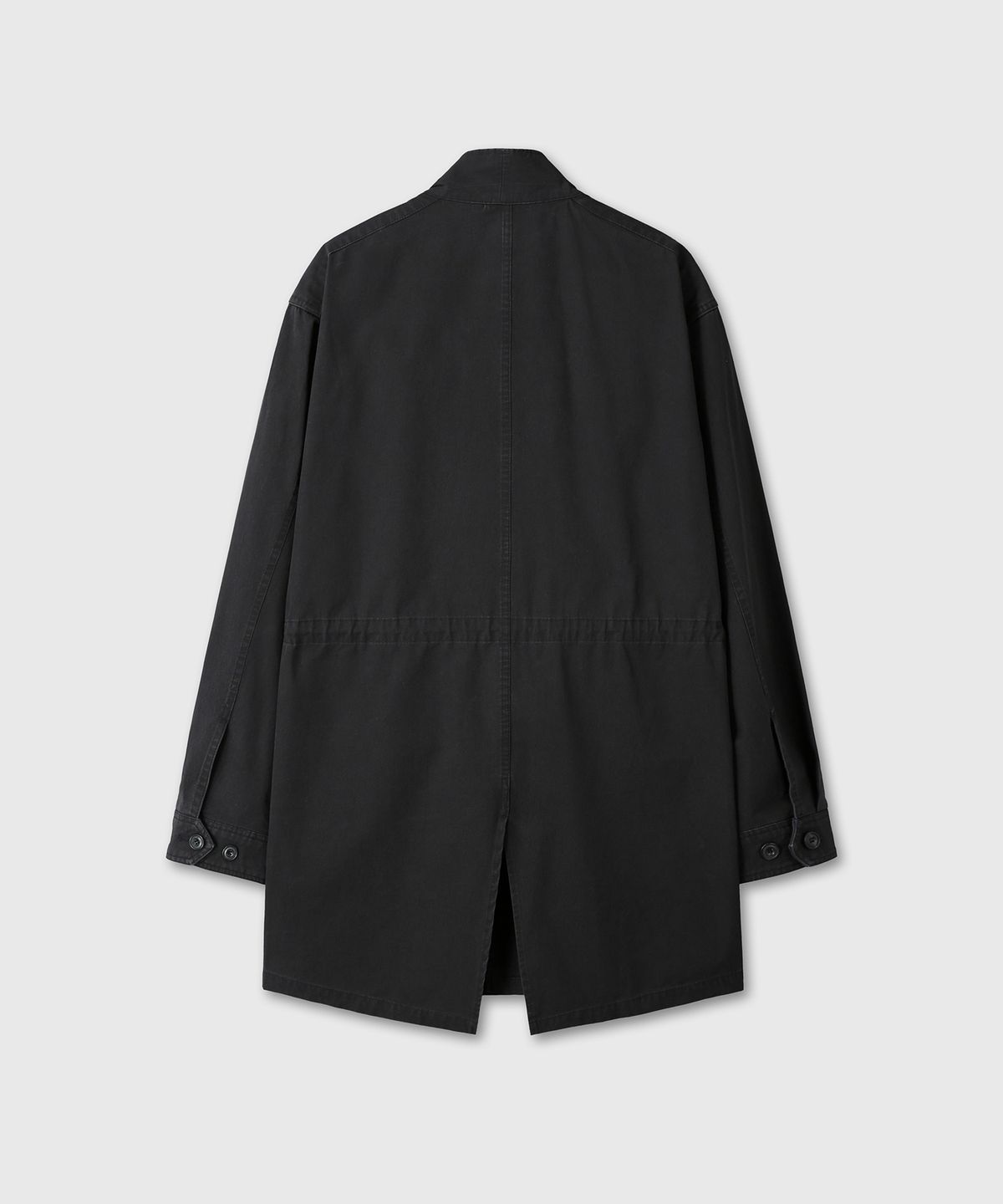 다이브인(DIVEIN) WASHED FISHTAIL PARKA (BLACK)