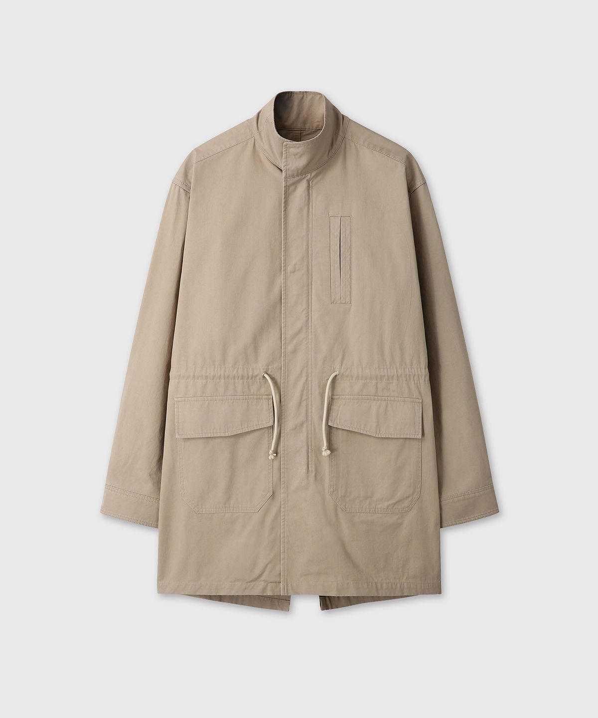 다이브인(DIVEIN) WASHED FISHTAIL PARKA (OLIVE BEIGE)