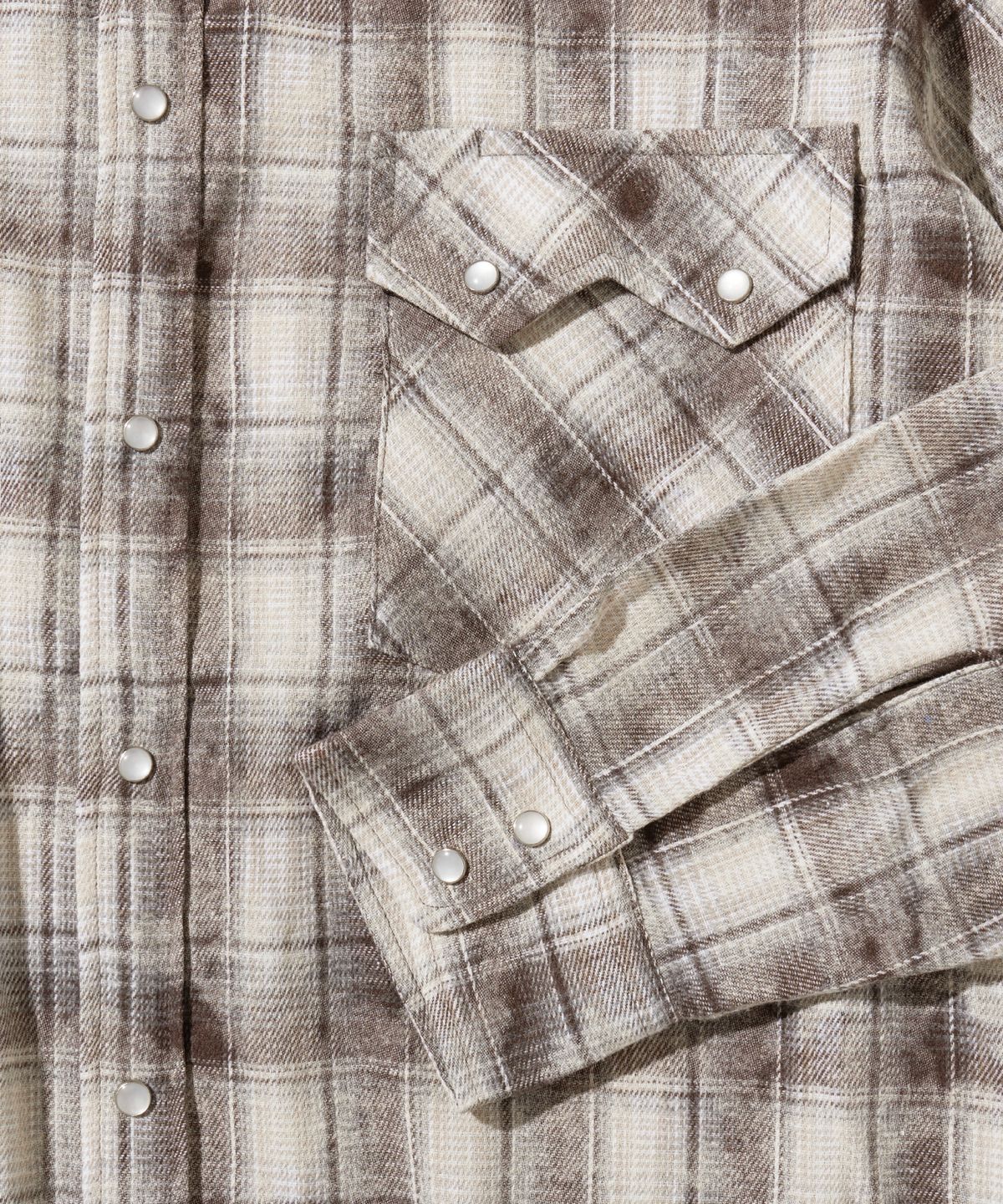 러스틱클럽(RUSTICCLUB) RC DUSTY WESTERN SHIRT_BROWN