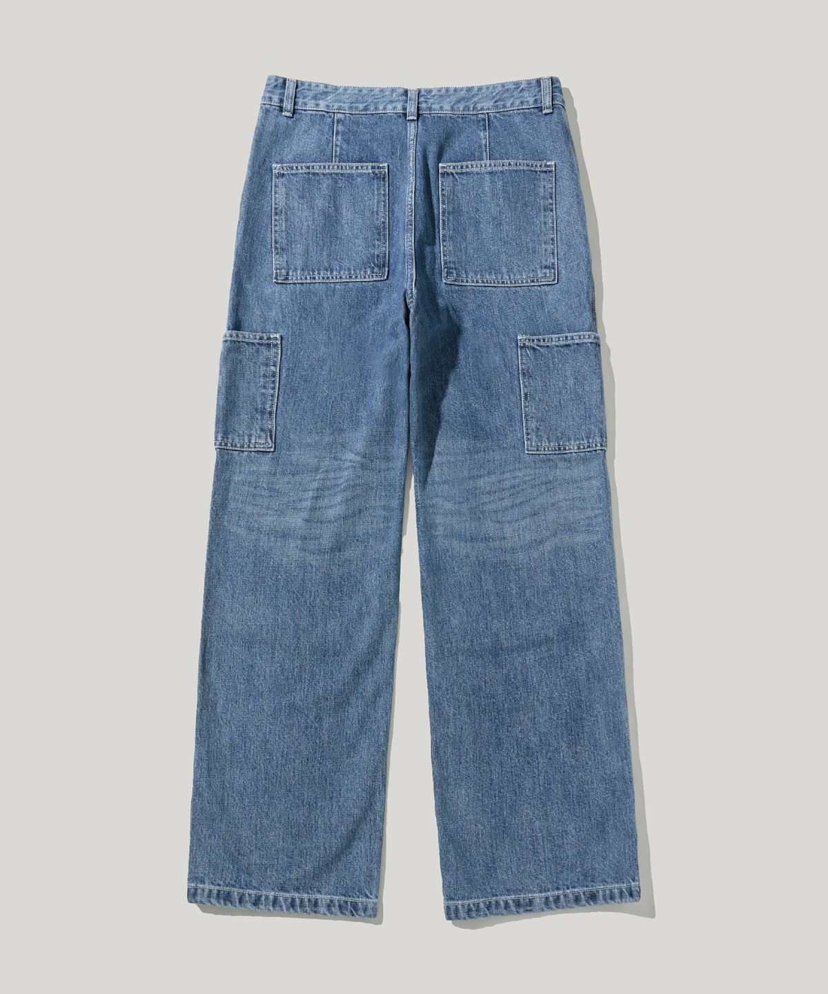 러스틱클럽(RUSTICCLUB) RC DOUBLE KNEE WASHED DENIM PANTS_BLUE