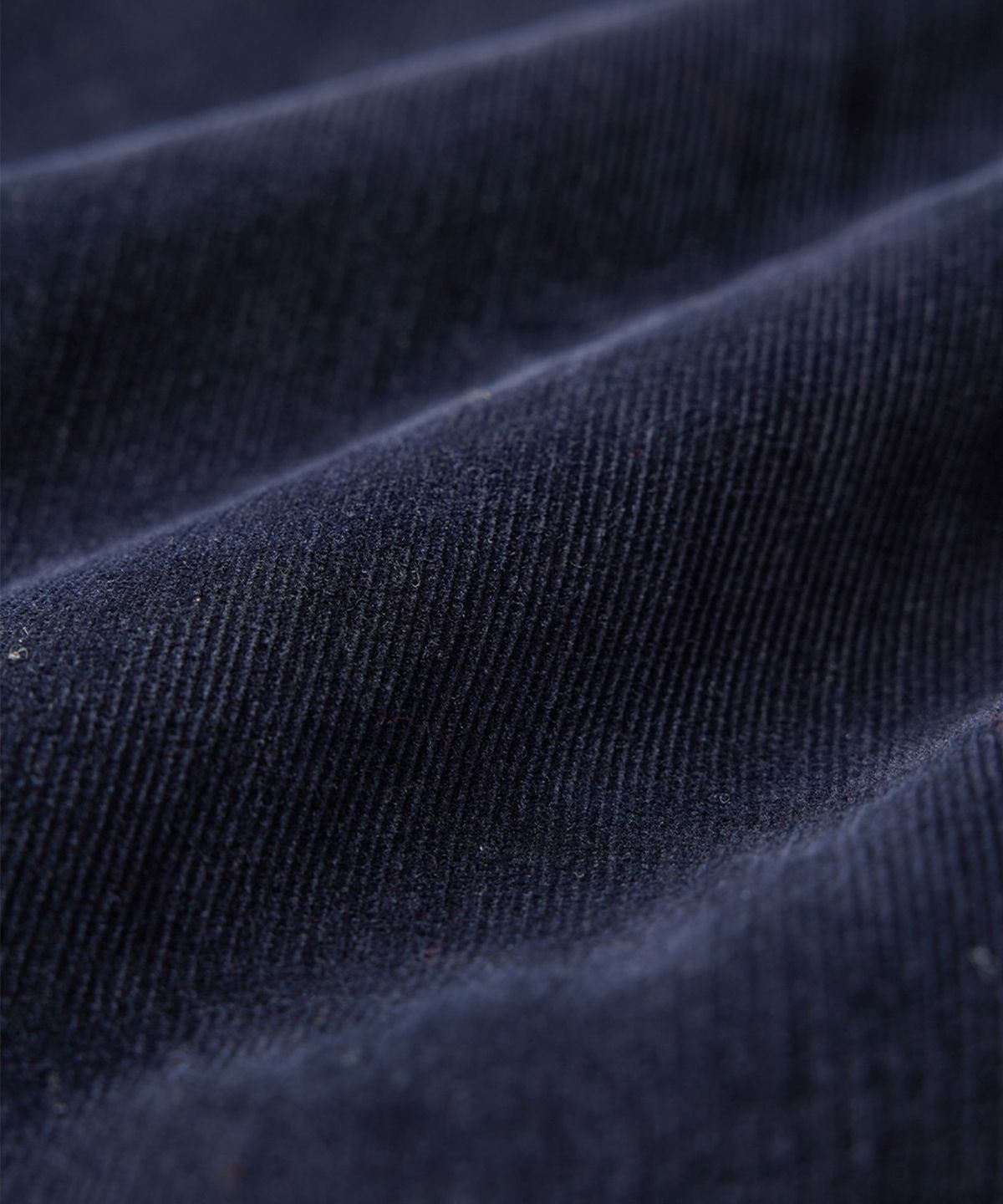 건지 울른스(Guernsey Woollens) 코듀로이 원턱 와이드 팬츠 - 다크 네이비