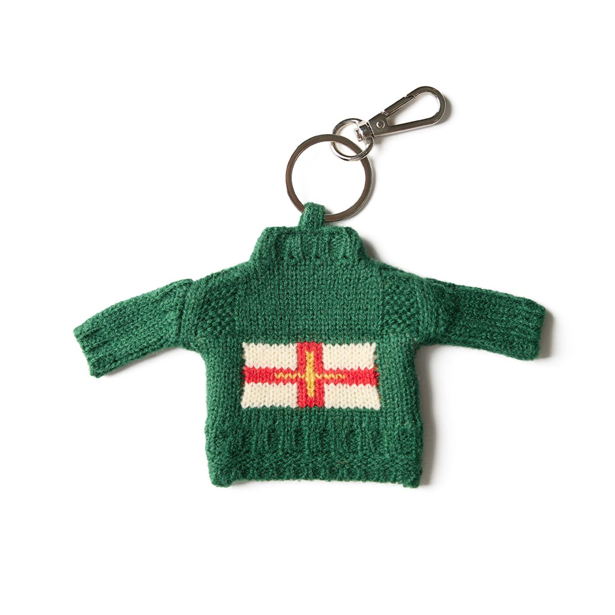 건지 울른스(Guernsey Woollens) 건지 더블크로스 스웨터 키링 컬렉션