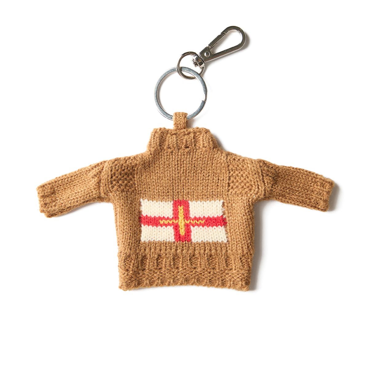 건지 울른스(Guernsey Woollens) 건지 더블크로스 스웨터 키링 컬렉션