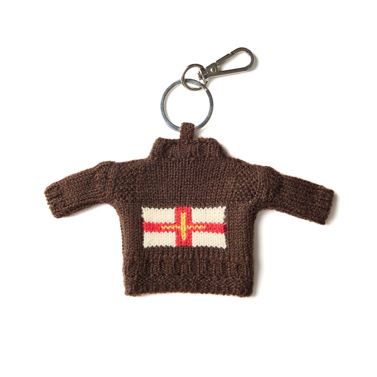 건지 울른스(Guernsey Woollens) 건지 더블크로스 스웨터 키링 컬렉션
