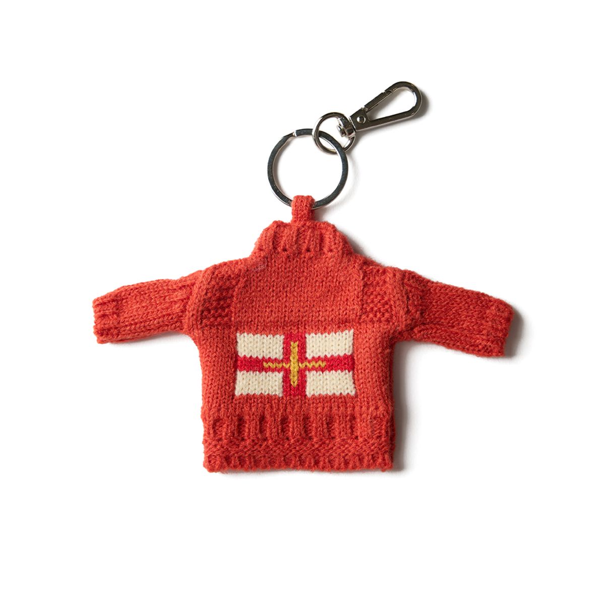 건지 울른스(Guernsey Woollens) 건지 더블크로스 스웨터 키링 컬렉션