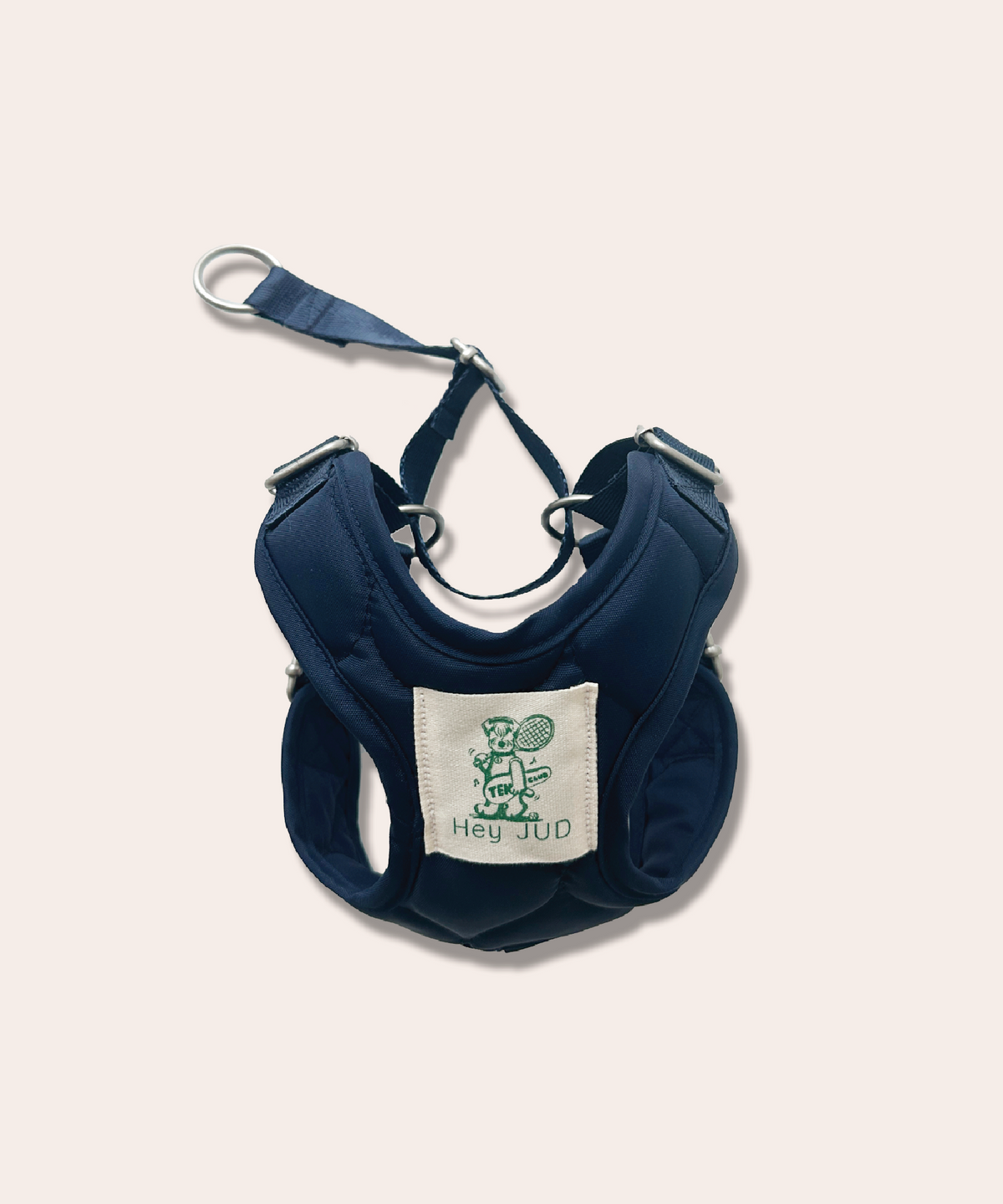 헤이쥬드(HEYJUD) Preppy Dog Harness 소형견 프레피 독 하네스 세트 (Radu Navy)