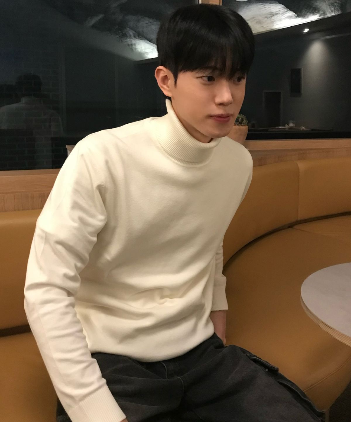 마인드브릿지(MINDBRIDGE) [ON]터틀넥 데일리 니트 - 3color