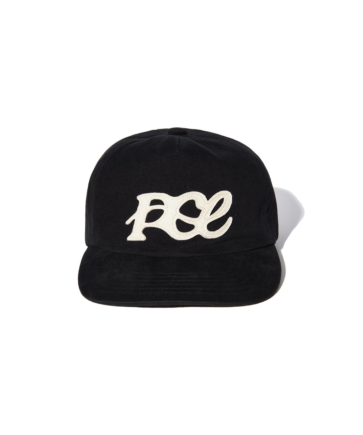 피스메이커(PIECE MAKER) PCE WAVE APPLIQUE 5-PANEL CAP (BLACK)