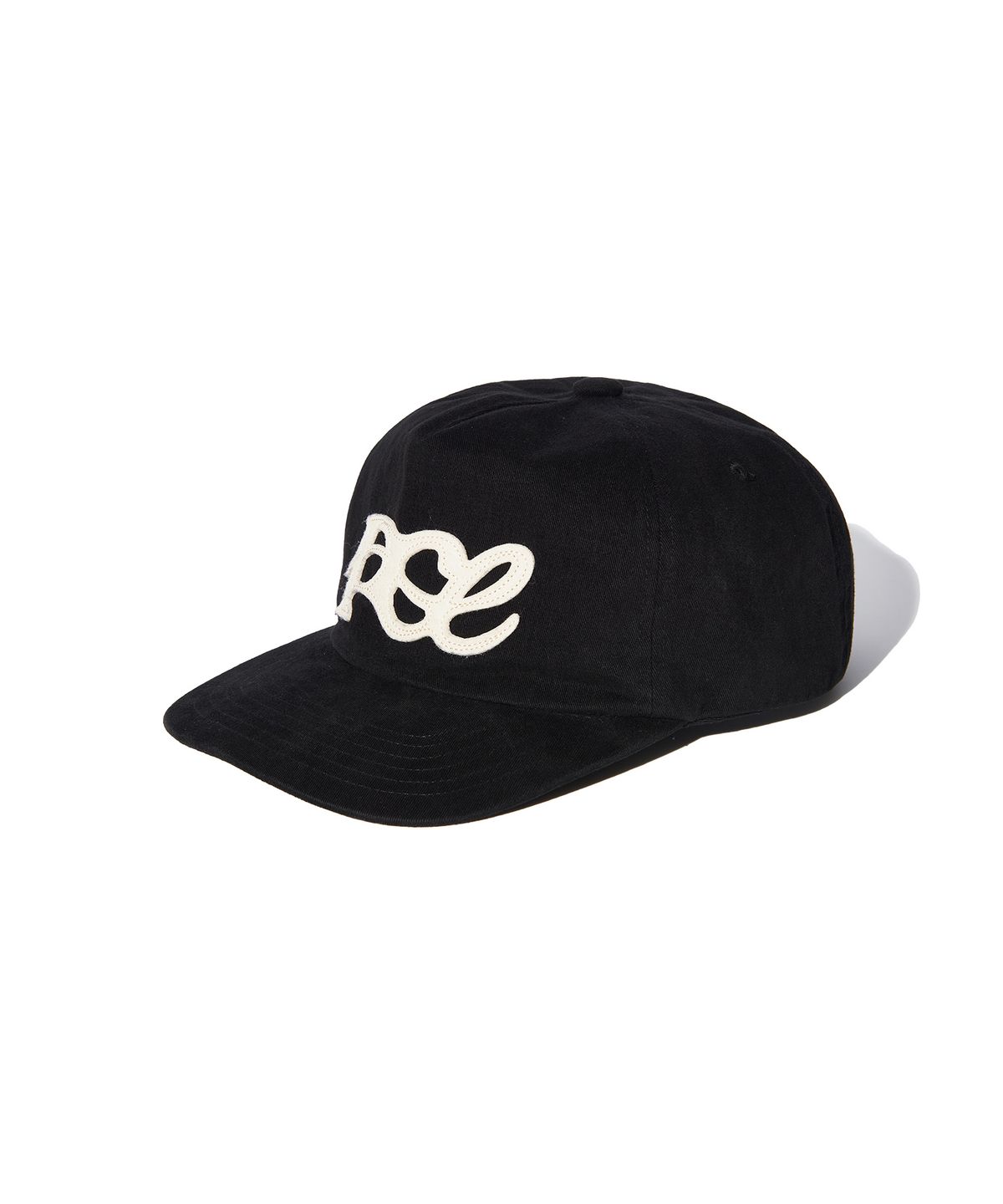 피스메이커(PIECE MAKER) PCE WAVE APPLIQUE 5-PANEL CAP (BLACK)