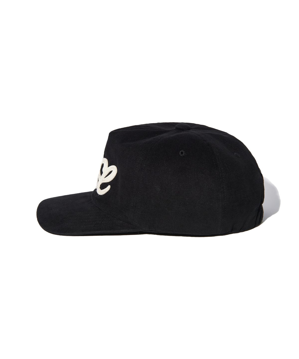 피스메이커(PIECE MAKER) PCE WAVE APPLIQUE 5-PANEL CAP (BLACK)