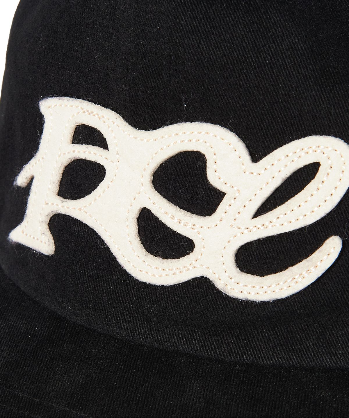 피스메이커(PIECE MAKER) PCE WAVE APPLIQUE 5-PANEL CAP (BLACK)