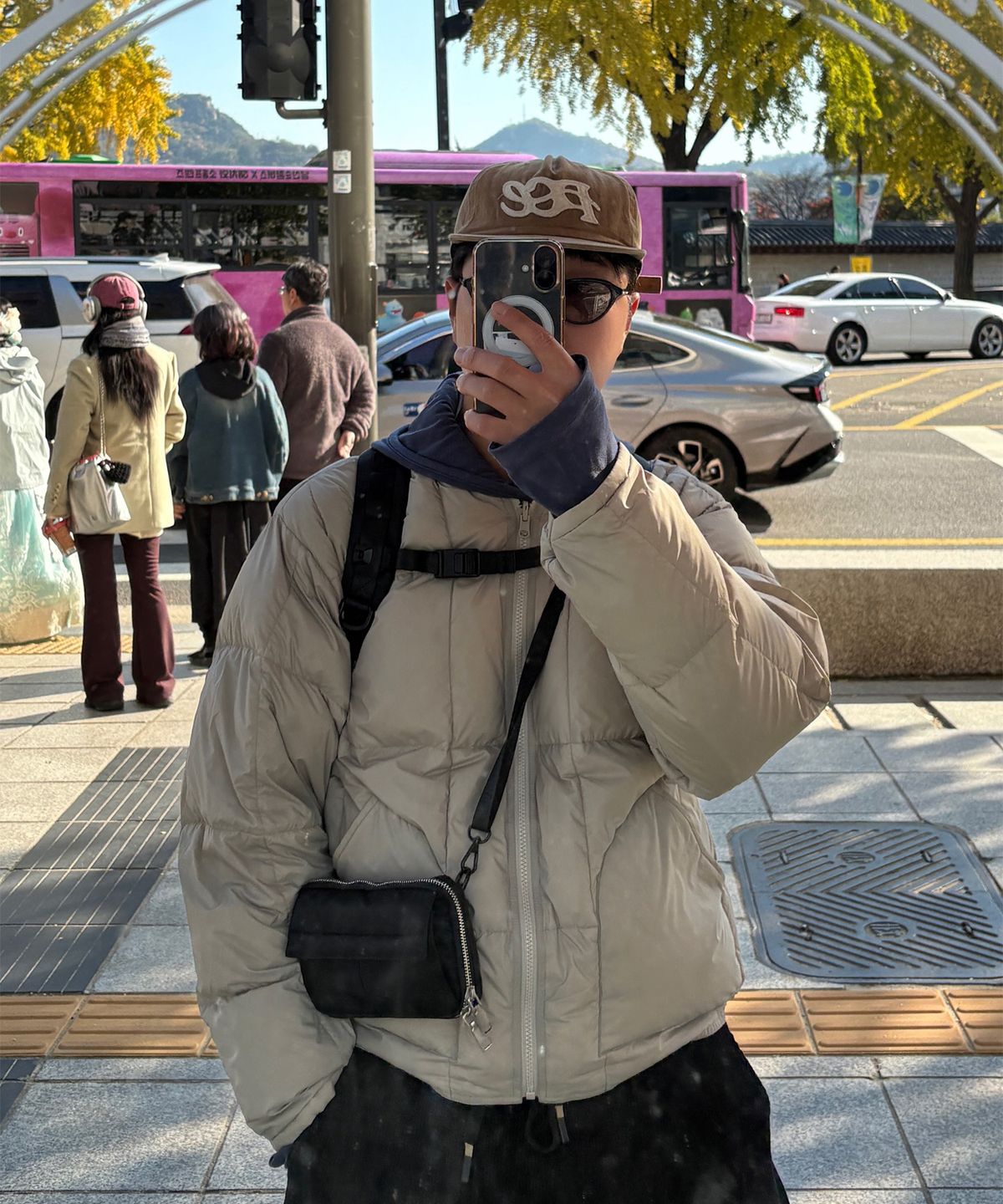 피스메이커(PIECE MAKER) PCE WAVE APPLIQUE 5-PANEL CAP (BEIGE)