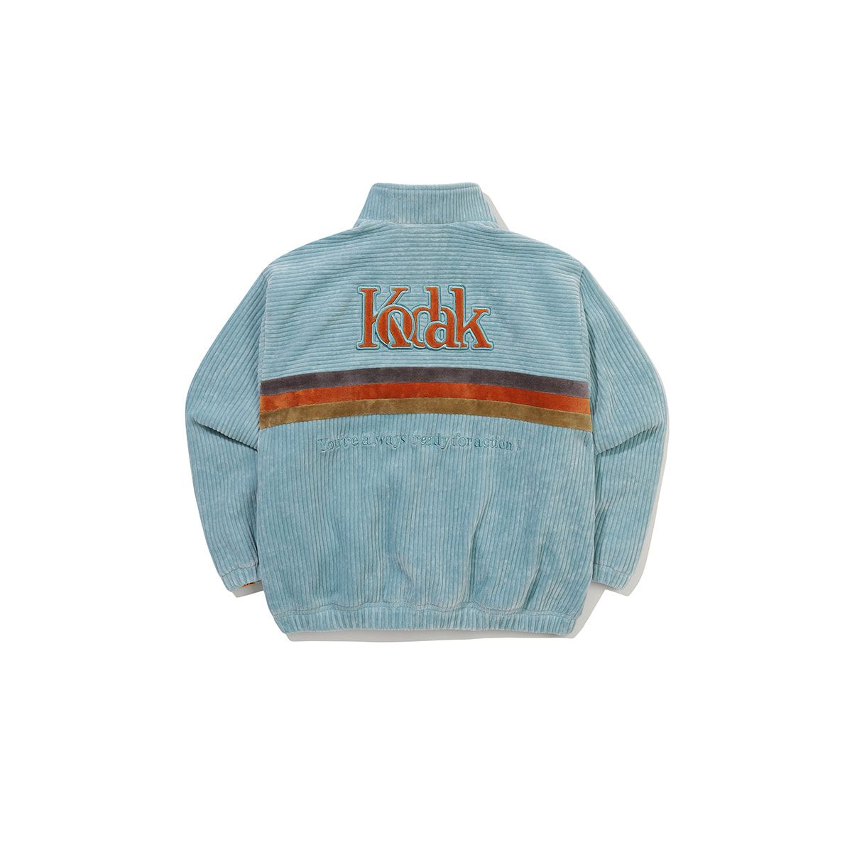 코닥 키즈(KODAK KIDS) 씨네코닥 벨벳 코듀로이 집업 키즈 SKY BLUE