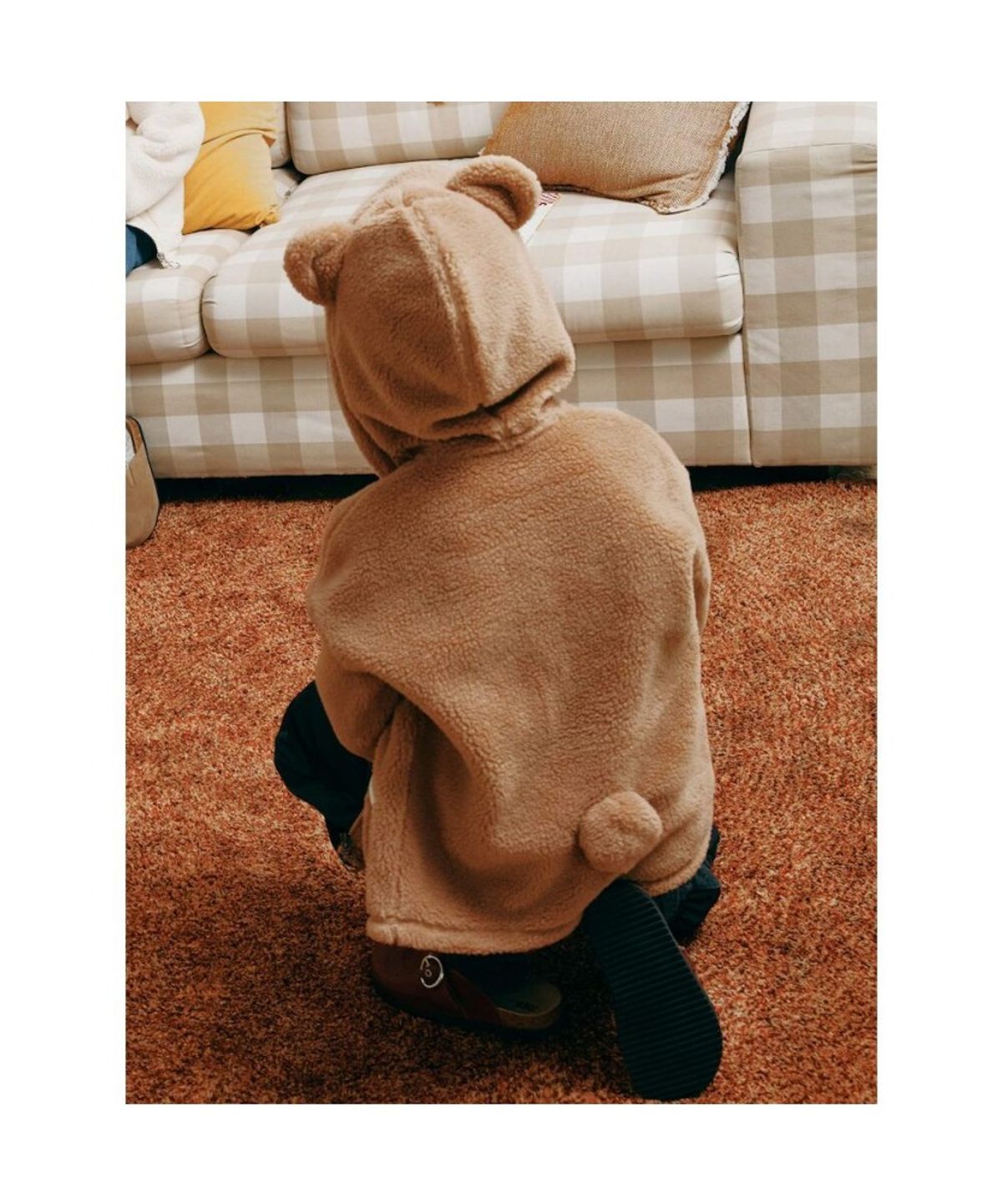 빈폴 키즈(BEANPOLE KIDS) 귀달이 보아 점퍼  브라운 (BI5X39U03D)