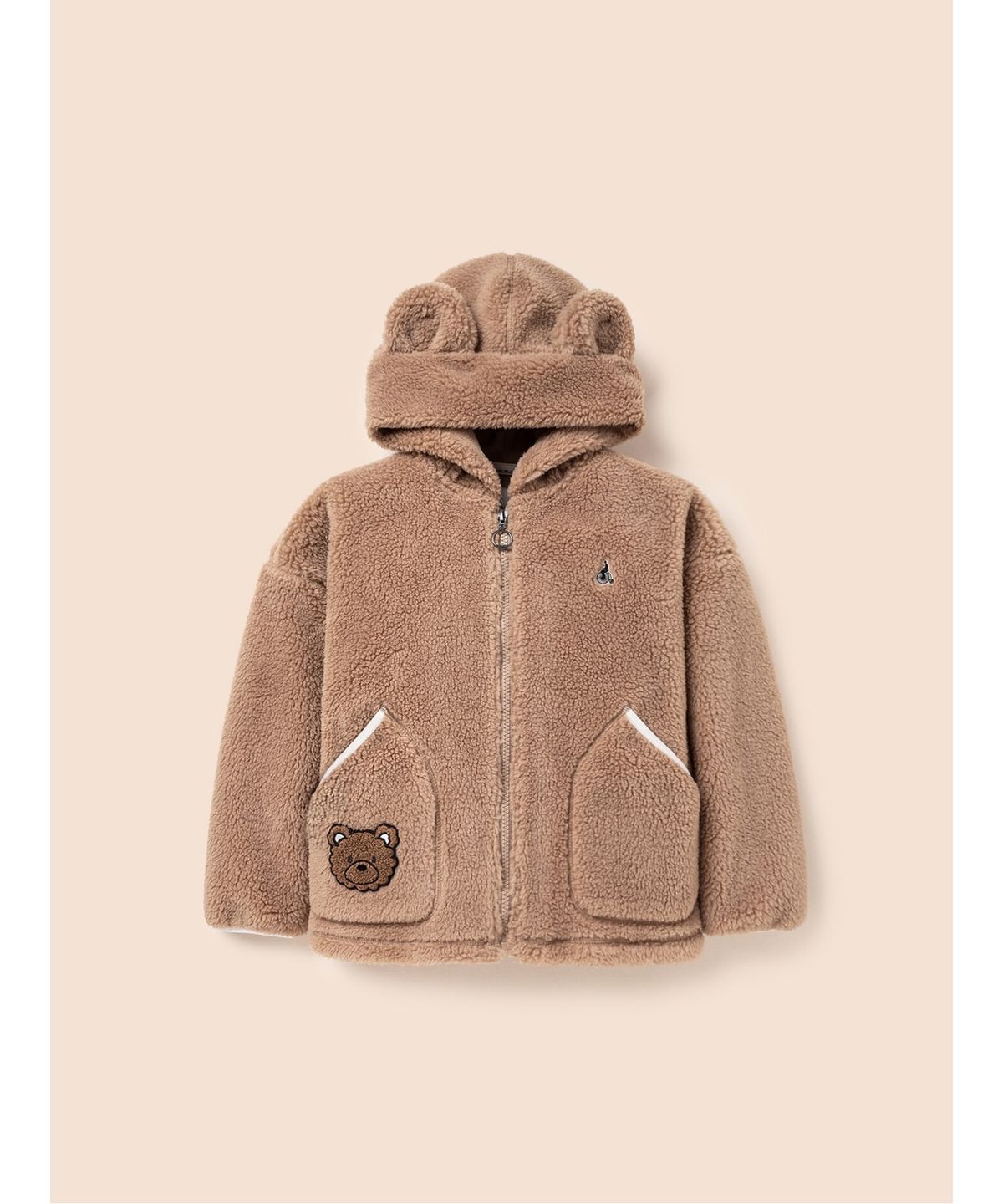 빈폴 키즈(BEANPOLE KIDS) 귀달이 보아 점퍼  브라운 (BI5X39U03D)