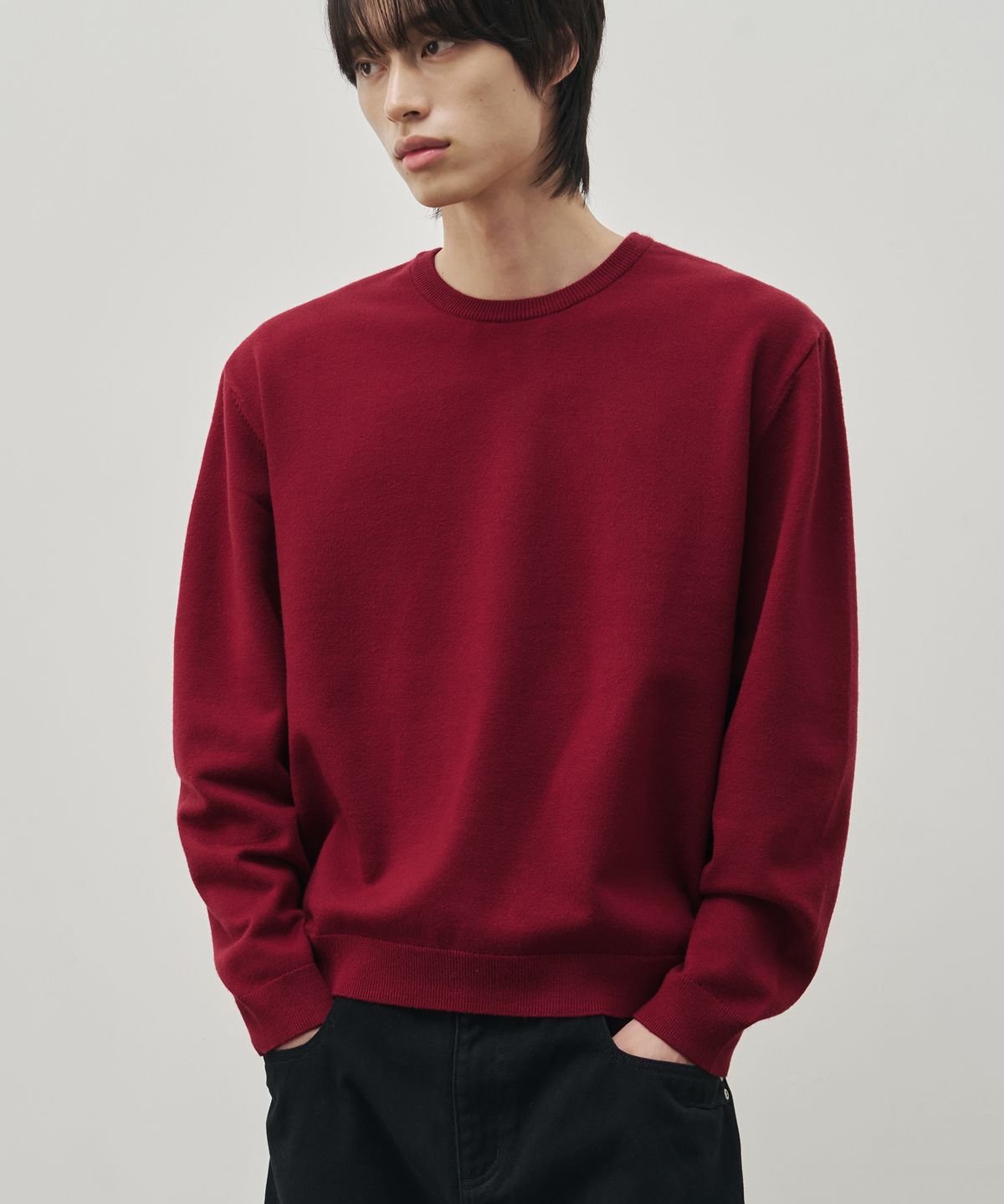 알리스(ALYSS) 클라우드 터치 라운드 크롭 니트 [5COLOR]