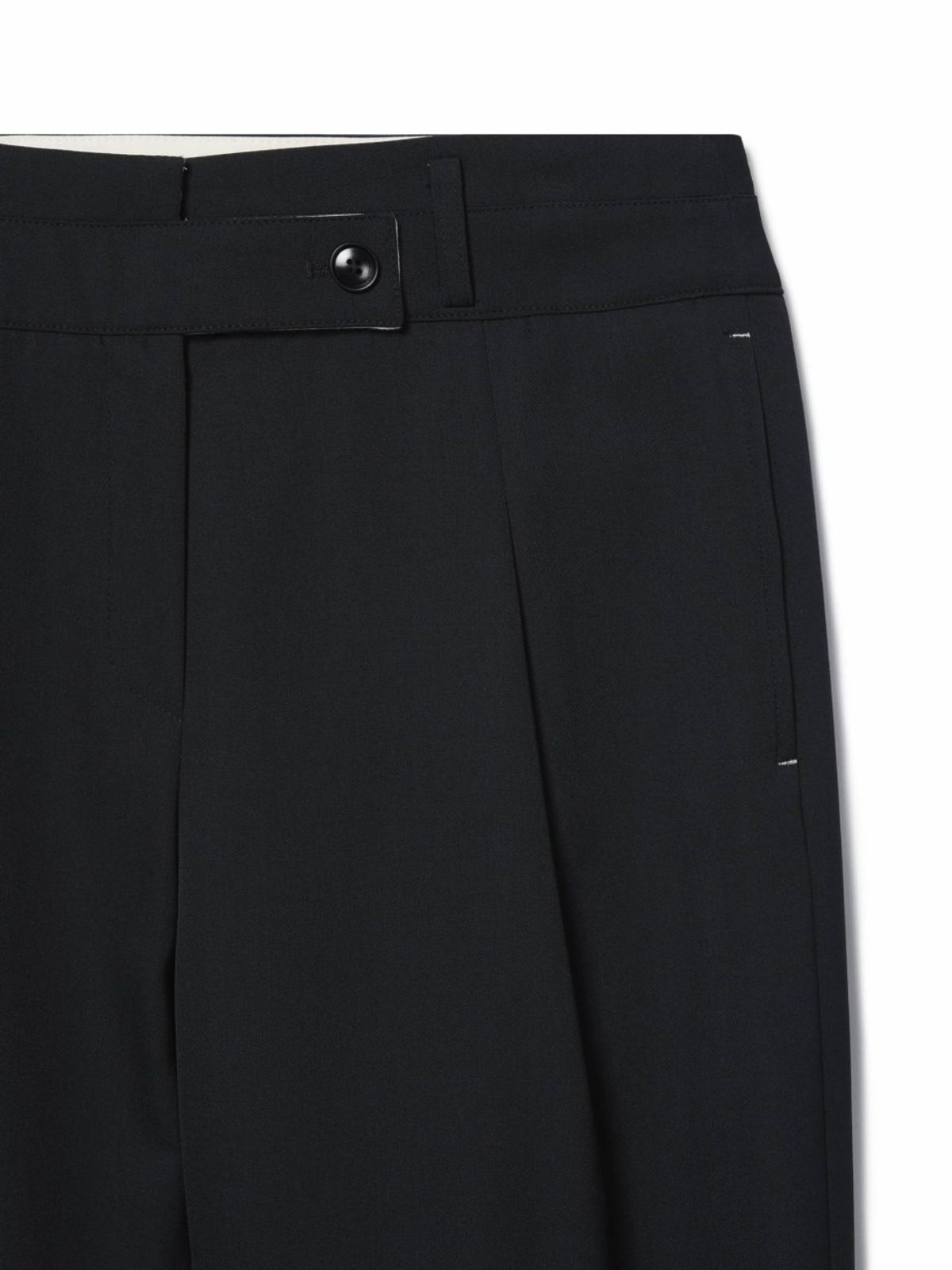 하우스공칠이씨(HAUS072C) BAY ONE-TUCK PANTS NAVY