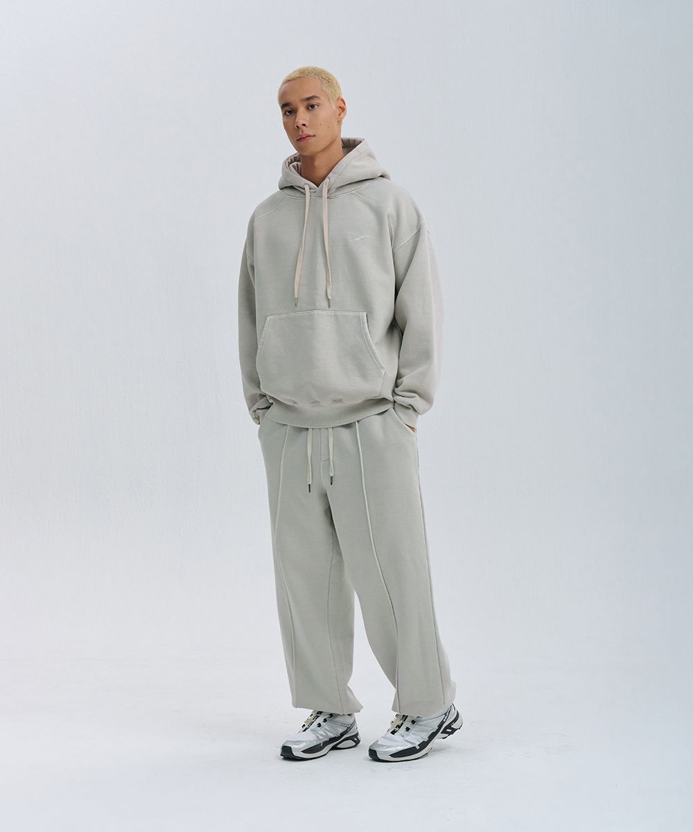 MUSINSA公式 | NINEZ [SET] ピグメントラグランフードパーカー