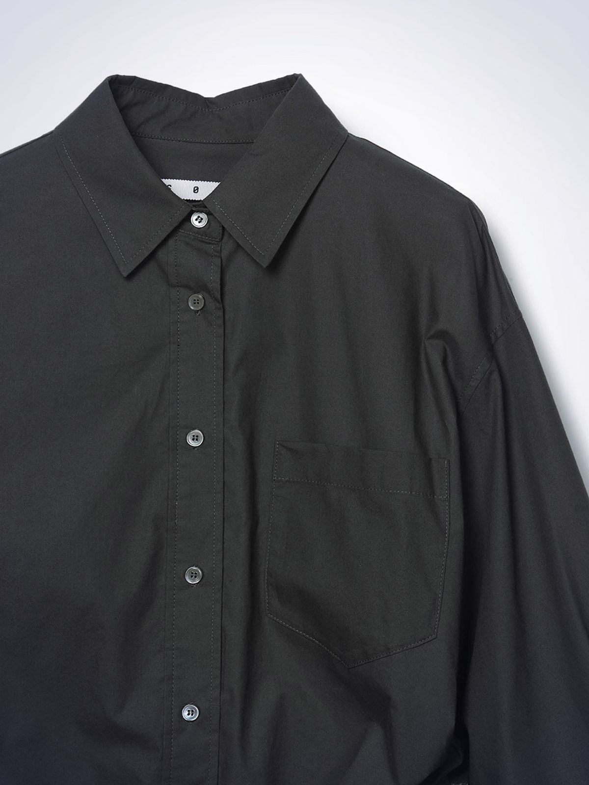 하우스공칠이씨(HAUS072C) PICOT LAYERED ONE-PIECE DARK GREY