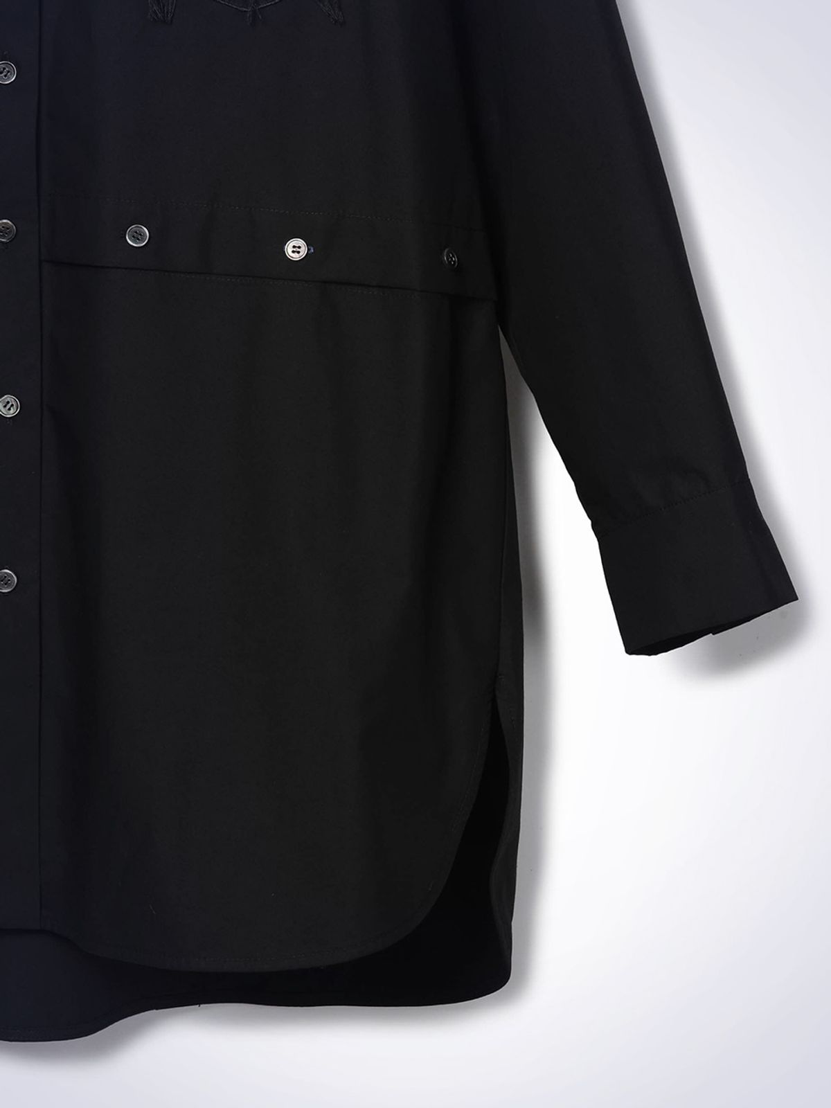 하우스공칠이씨(HAUS072C) POSELL BUTTON SHIRT WHITE