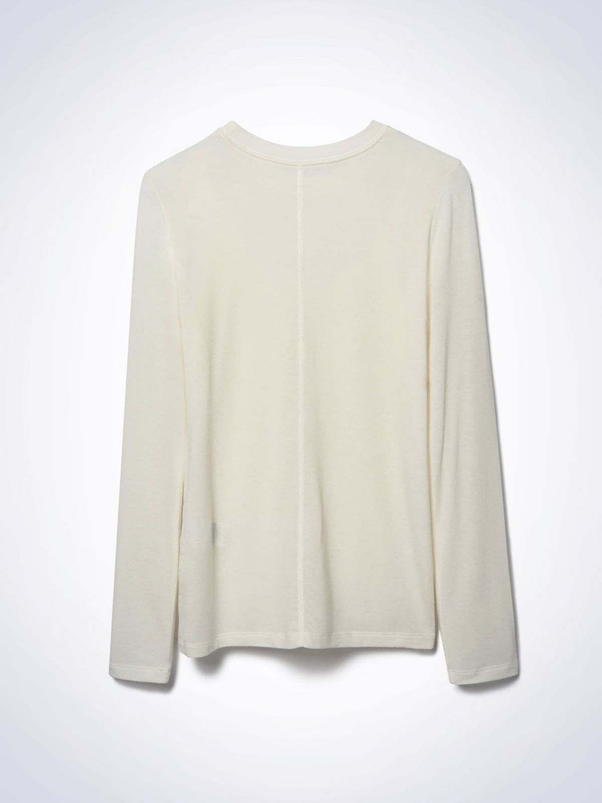 하우스공칠이씨(HAUS072C) SHEER LAYERED T-SHIRT IVORY