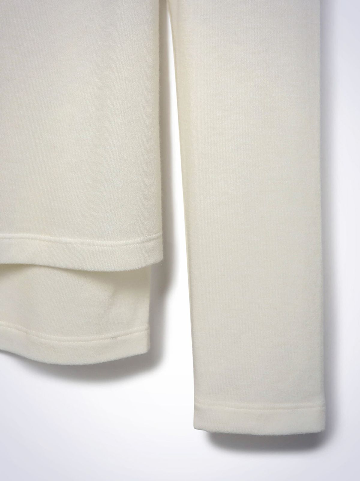 하우스공칠이씨(HAUS072C) SHEER LAYERED T-SHIRT IVORY