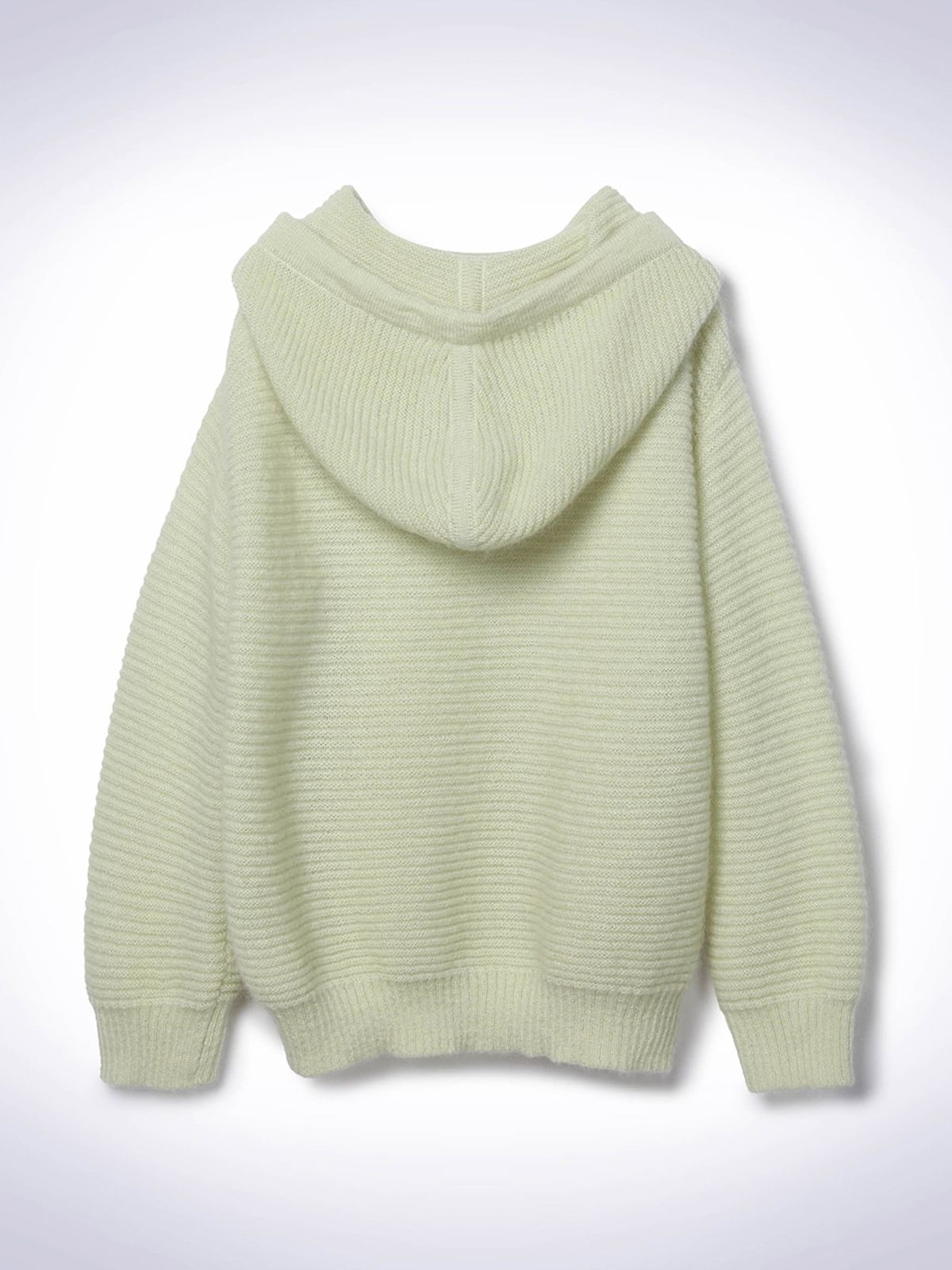 하우스공칠이씨(HAUS072C) KID MOHAIR HOOD KNIT LIME