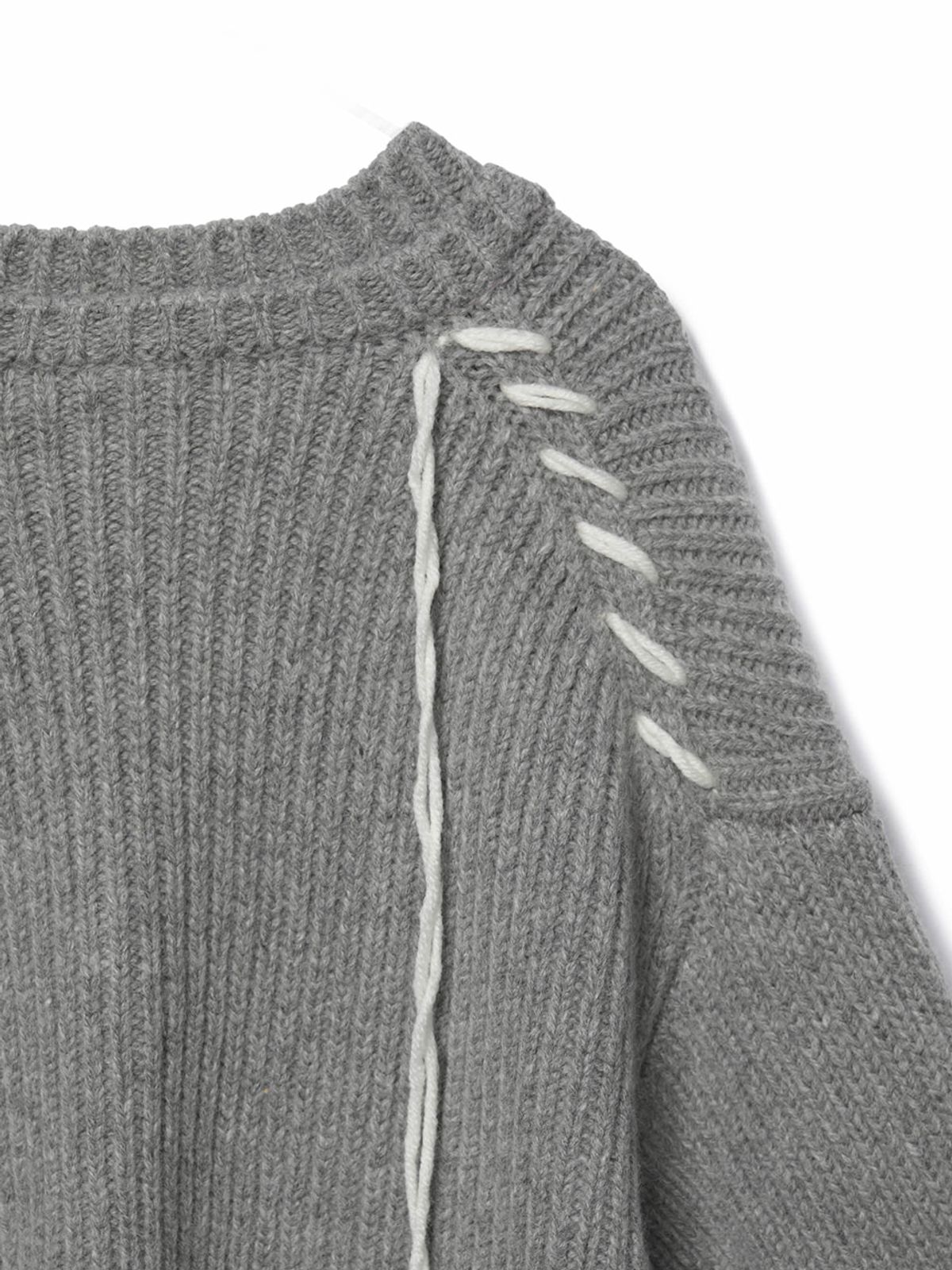 하우스공칠이씨(HAUS072C) BELLE ROLL-UP KNIT GREY