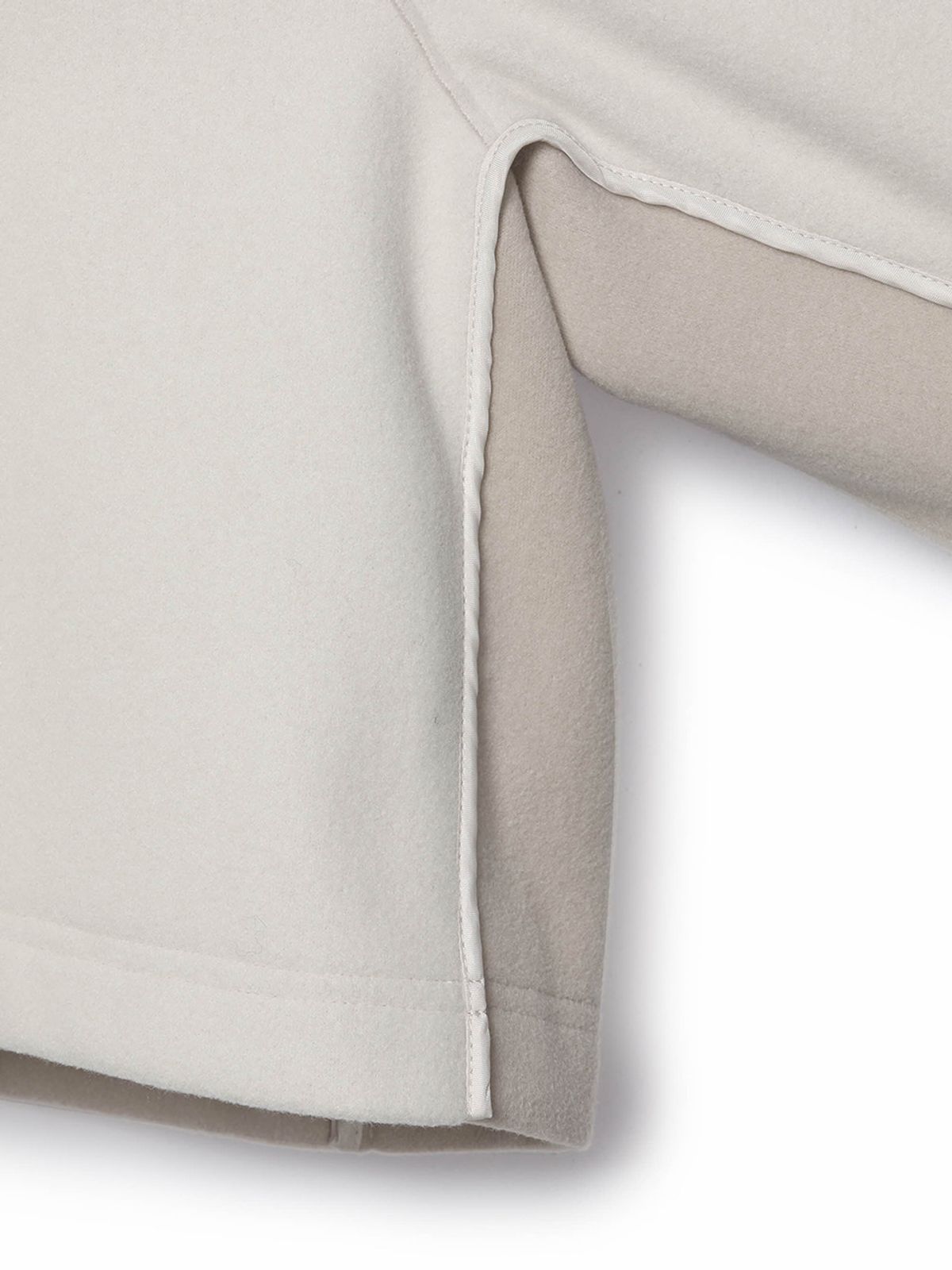 하우스공칠이씨(HAUS072C) TWO-TONE CROP JACKET LIGHT BEIGE