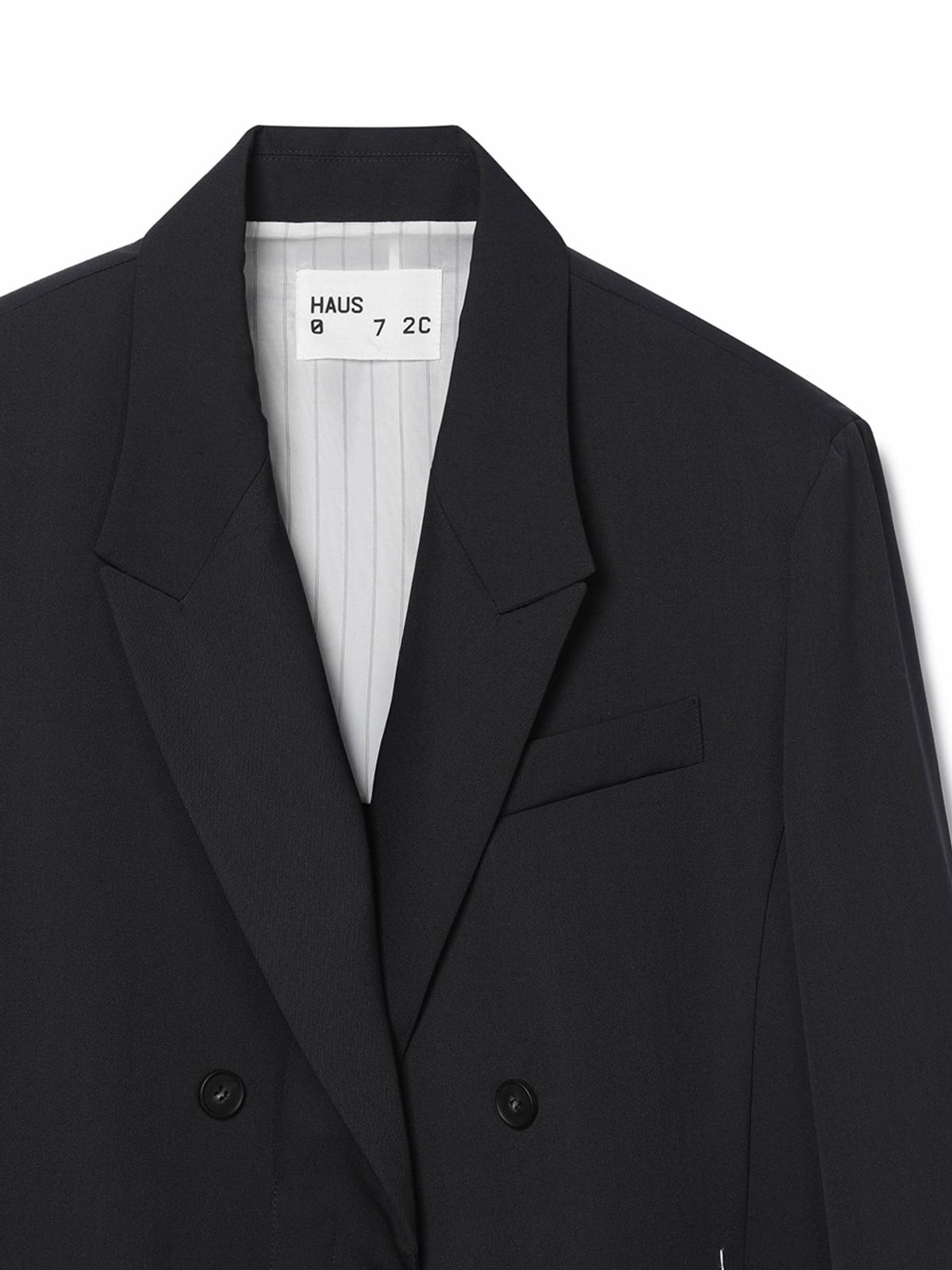 하우스공칠이씨(HAUS072C) BAY DOUBLE JACKET NAVY