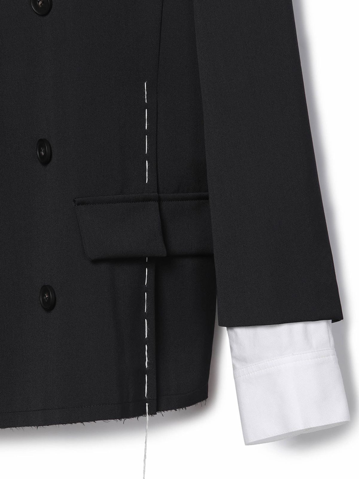 하우스공칠이씨(HAUS072C) BAY DOUBLE JACKET NAVY