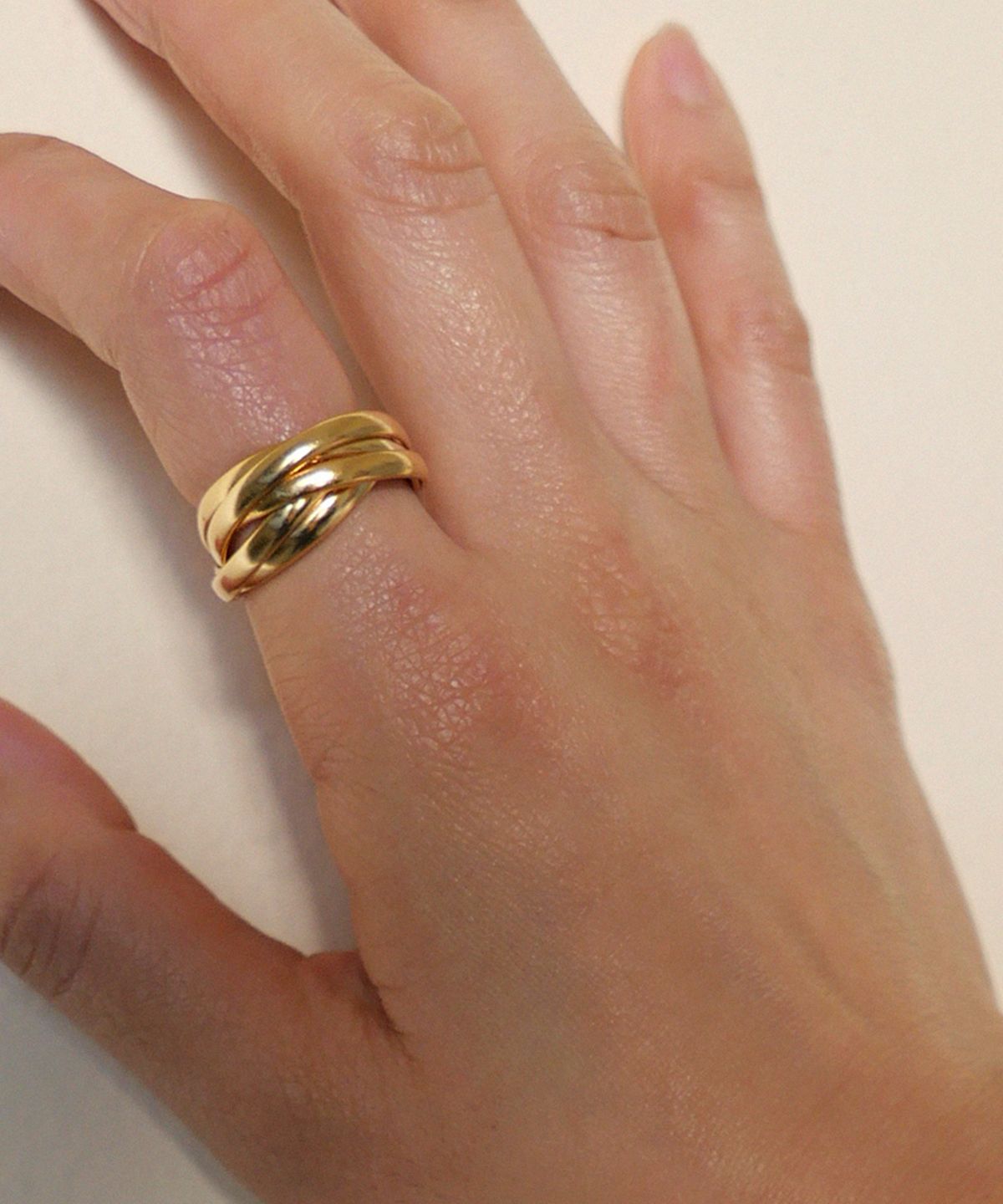 누아보(NUAVO) Bold soft layered ring