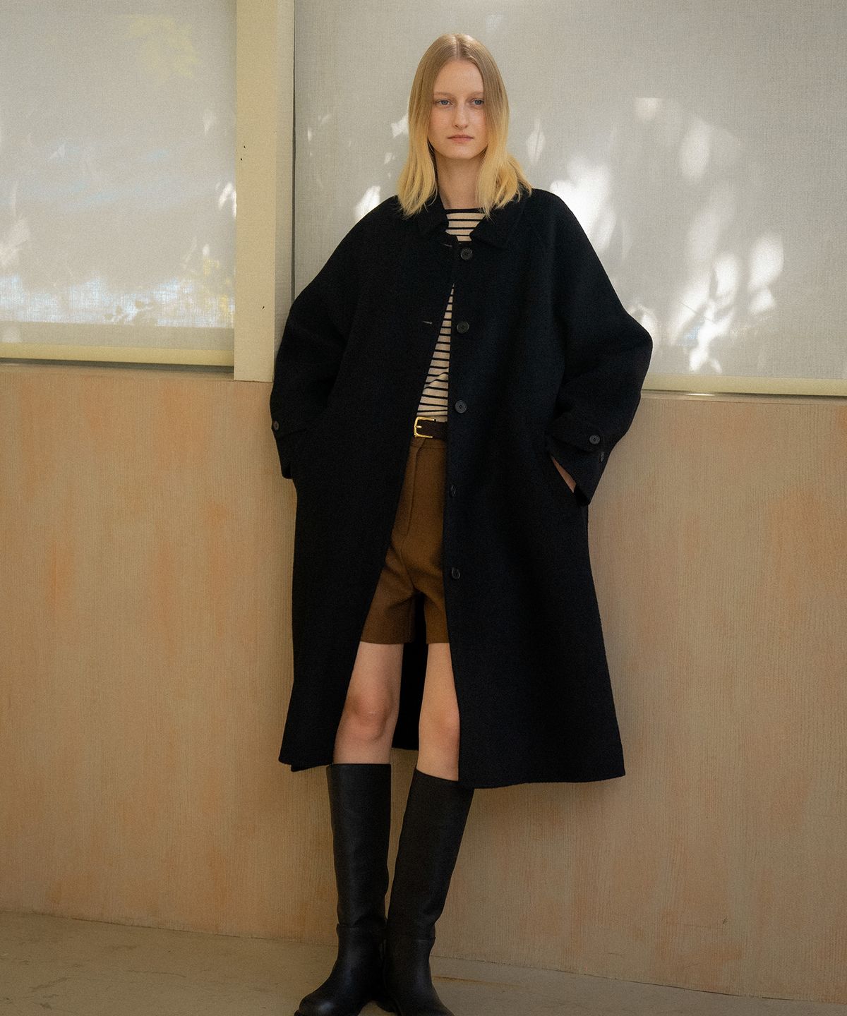 노운베러(KNOWNBETTER) Handmade raglan wool coat [KNFW04CT03]_[2color]