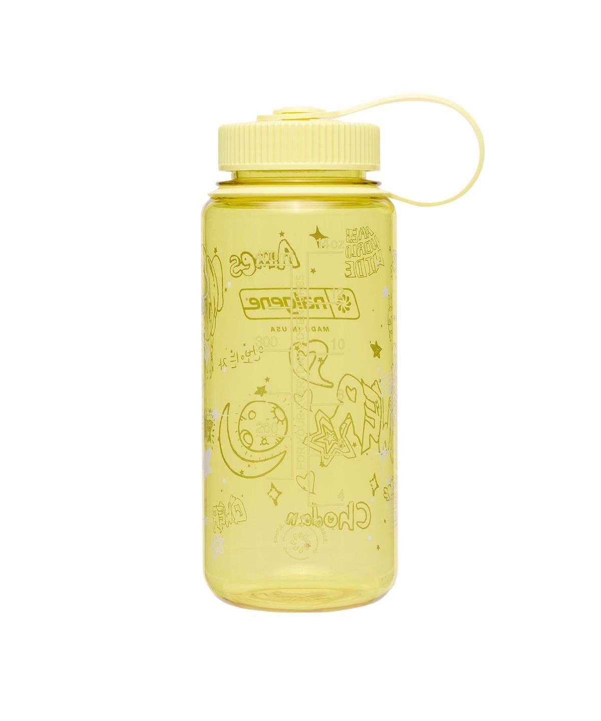 아메스 월드와이드(AMES-WORLDWIDE) QWER HAND DRAWING COLOR BOTTLE YELLOW
