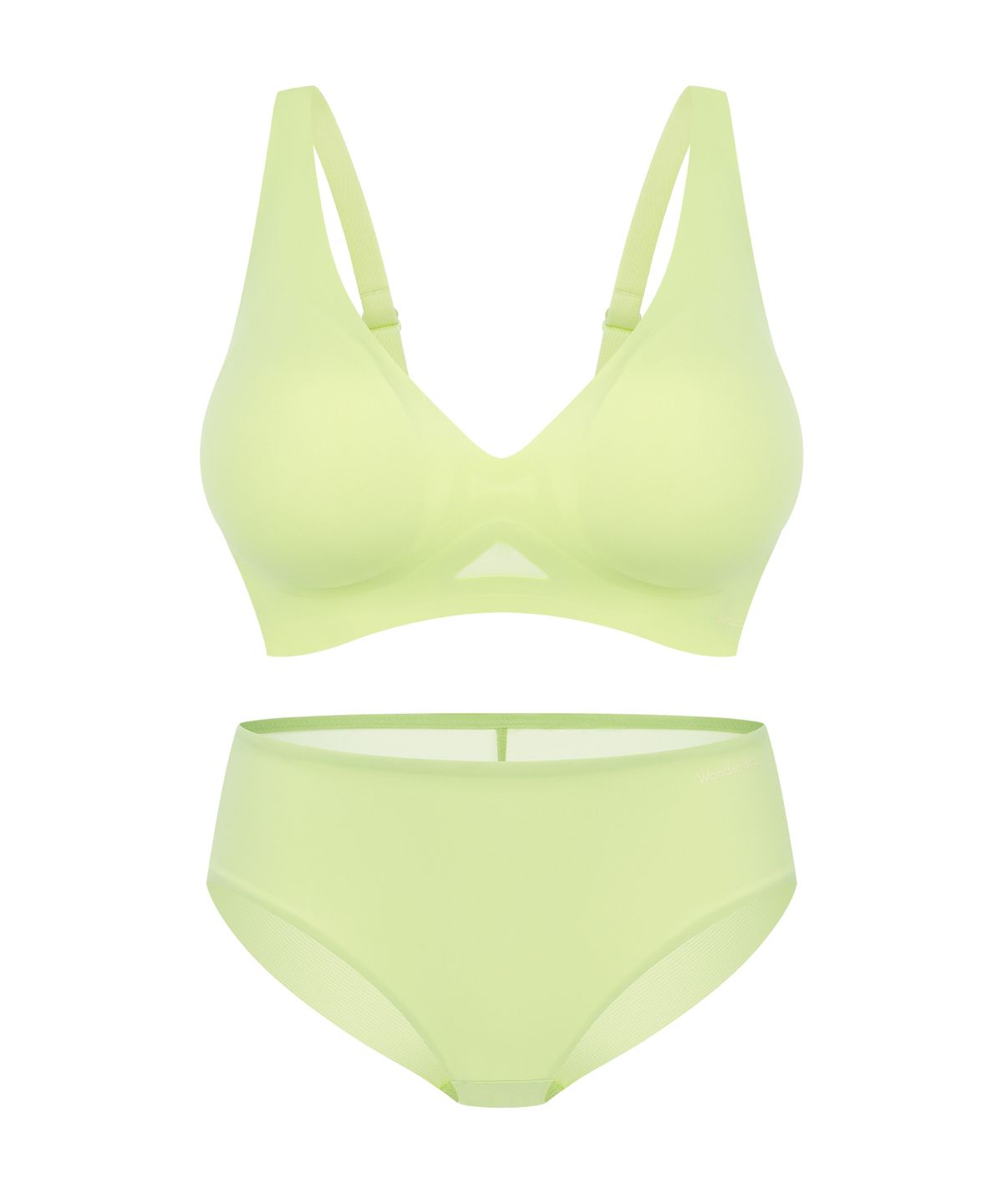 원더브라(WONDERBRA) 볼륨 심리스 브라팬티 세트 (3colors)