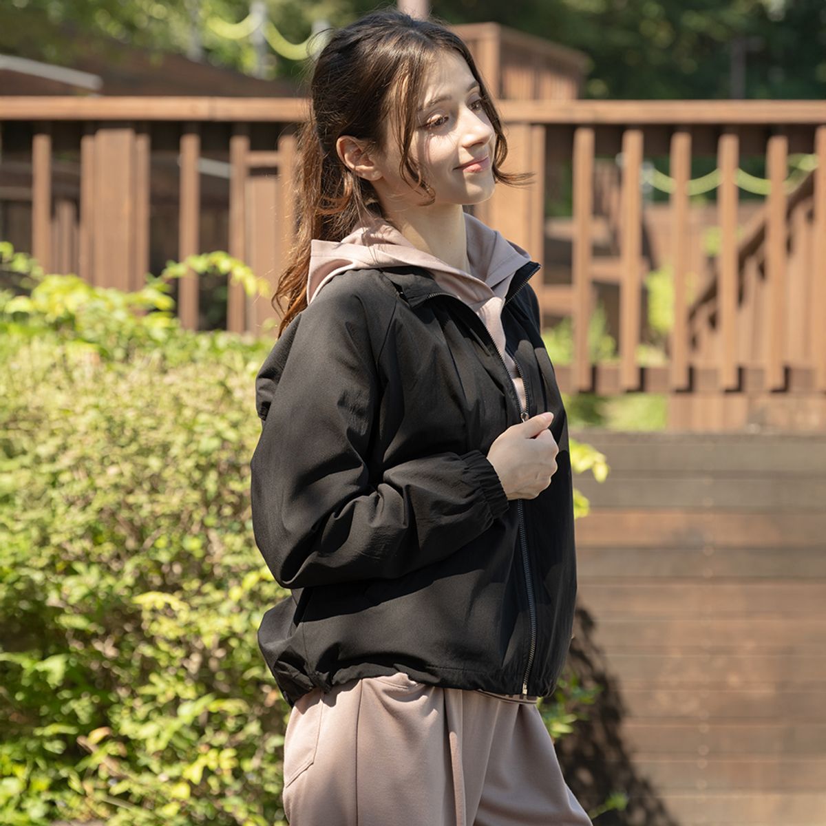 뒤란(DURAN) 벌룬 스탠드 블루종 바람막이 자켓 DTF5W-5147 2colors