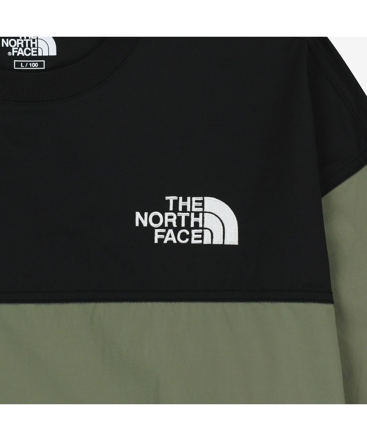 노스페이스(THE NORTH FACE) NM5MR57J 화이트라벨 알바니 EX 크루넥 LIGHT KHAKI