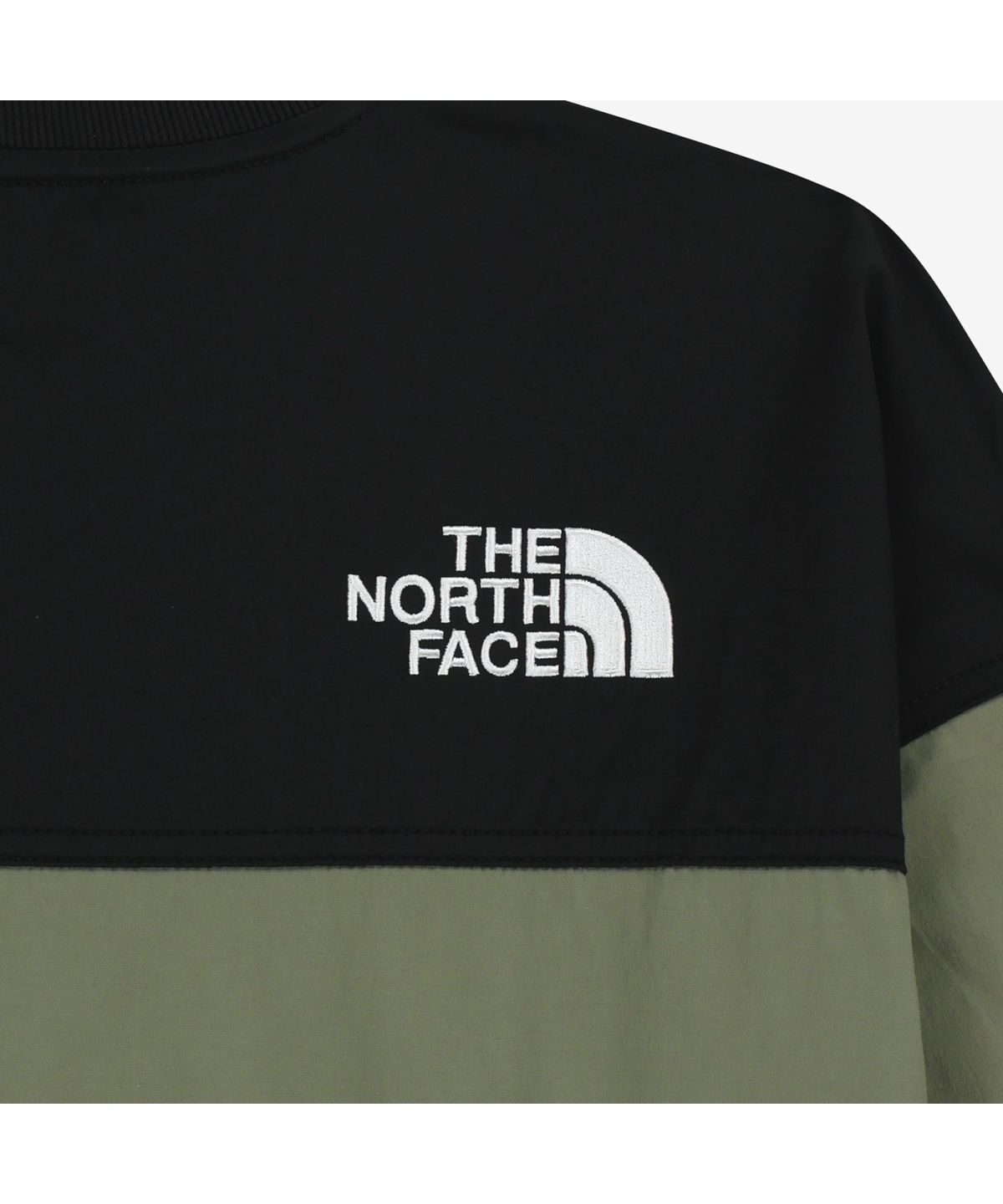 노스페이스(THE NORTH FACE) NM5MR57J 화이트라벨 알바니 EX 크루넥 LIGHT KHAKI