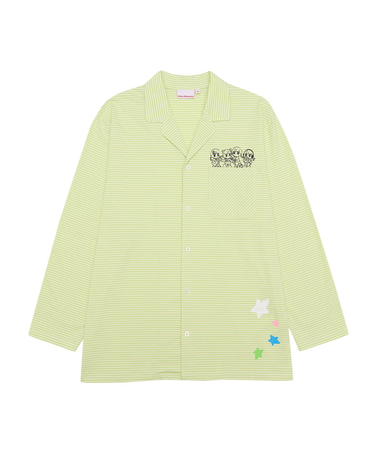 아메스 월드와이드(AMES-WORLDWIDE) QWER PAJAMAS SET GREEN