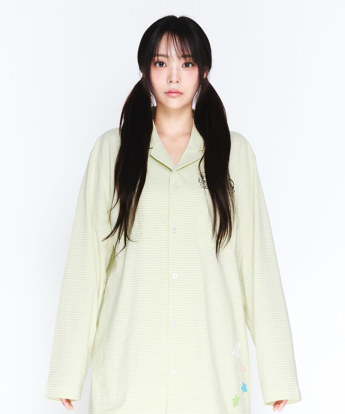 아메스 월드와이드(AMES-WORLDWIDE) QWER PAJAMAS SET GREEN