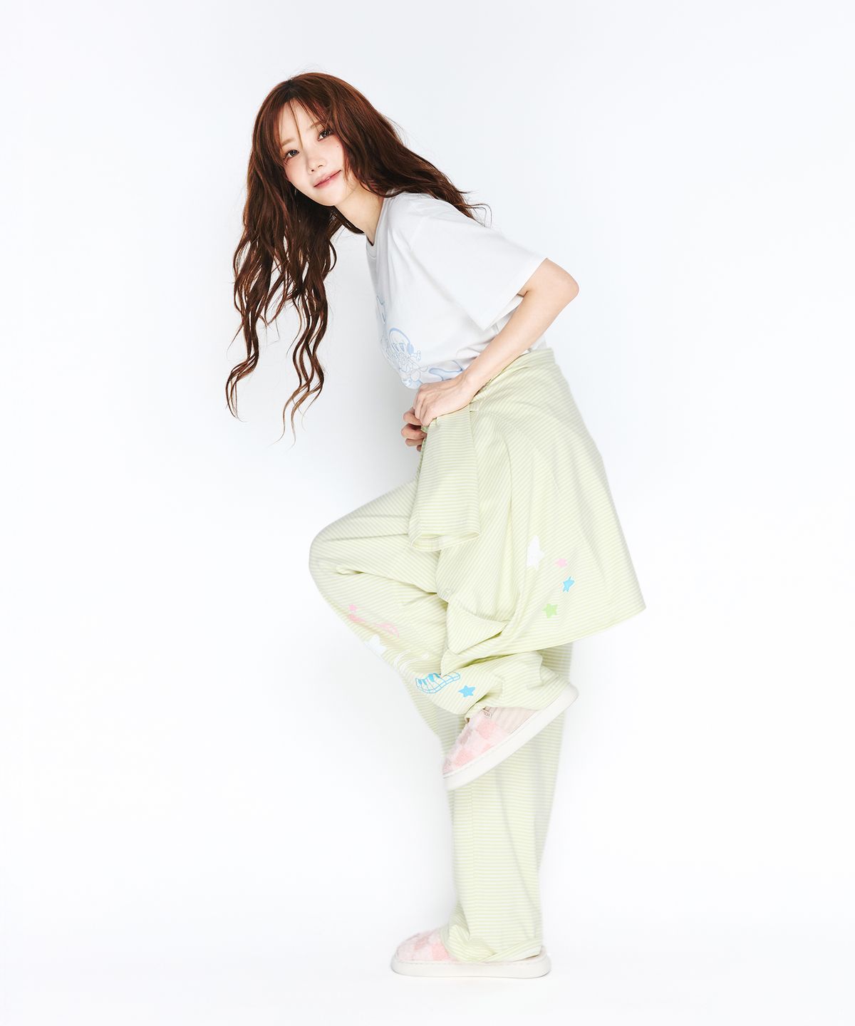 아메스 월드와이드(AMES-WORLDWIDE) QWER PAJAMAS SET GREEN