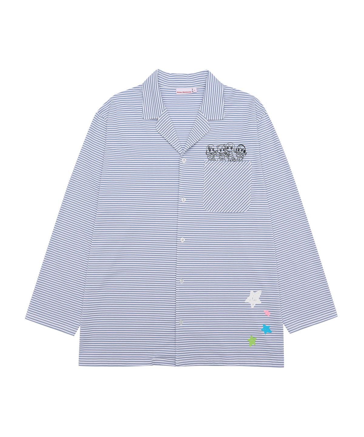 아메스 월드와이드(AMES-WORLDWIDE) QWER PAJAMAS SET BLUE