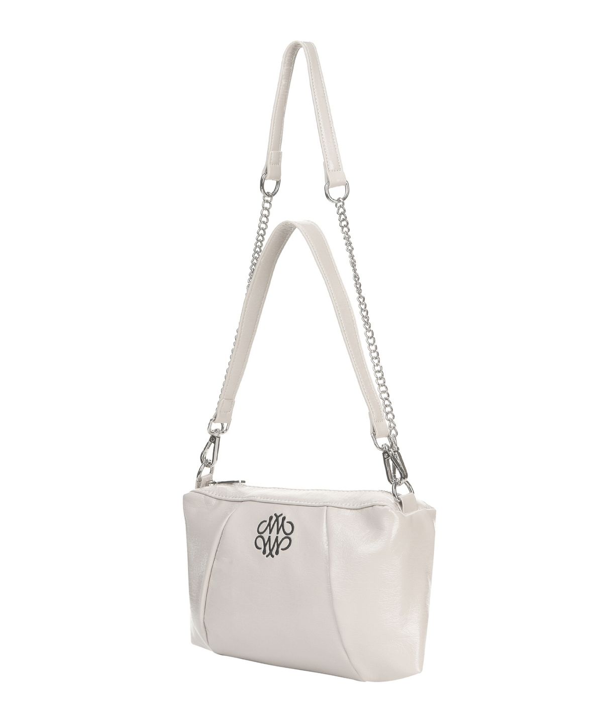닉앤니콜(NICK&NICOLE) NICOLE SQUARE SHOULDER MINI CHAIN BAG_CREAM