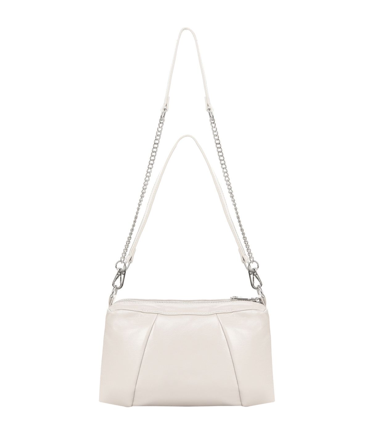 닉앤니콜(NICK&NICOLE) NICOLE SQUARE SHOULDER MINI CHAIN BAG_CREAM