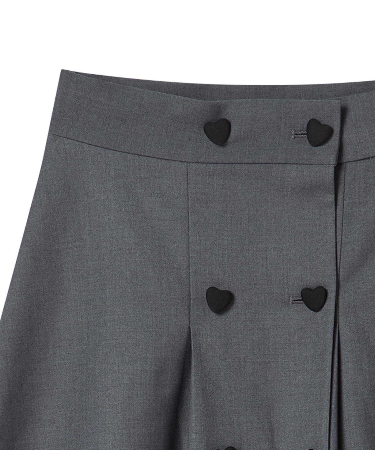 로긴 앤 로지(ROGIN N ROSIE) [Set] Heart Button Point Set-up Charcoal