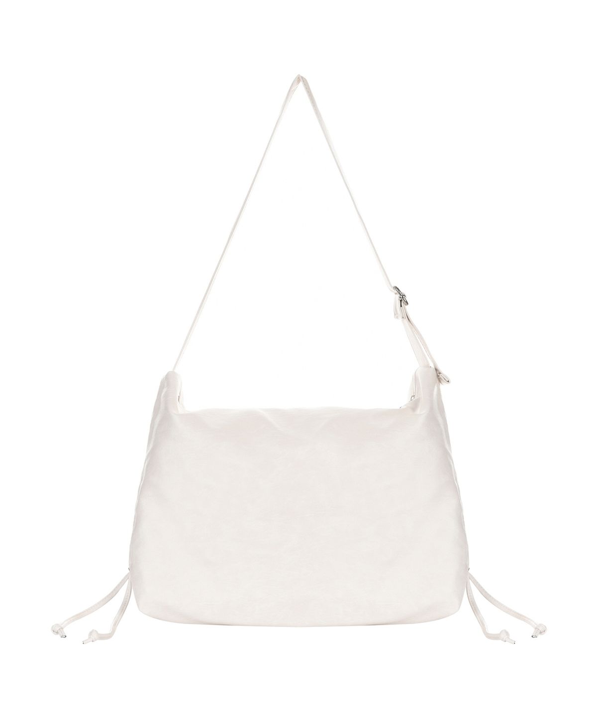 닉앤니콜(NICK&NICOLE) CRYSTAL SHIRRING SQUARE SHOULDER BAG_IVORY